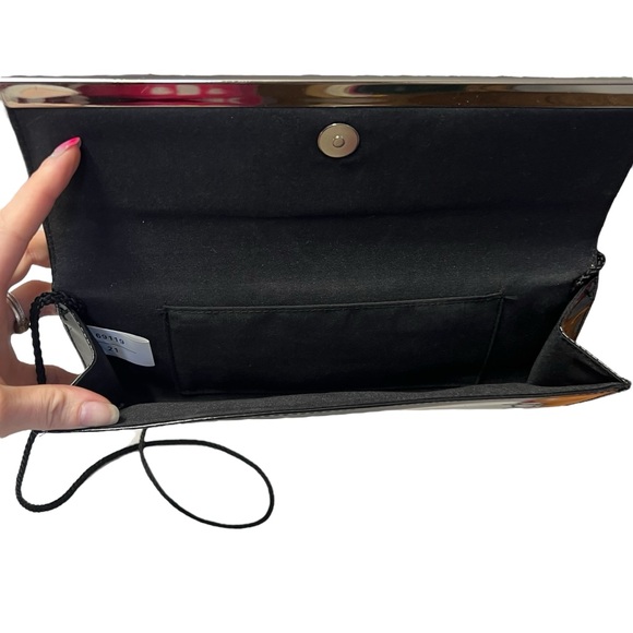 Vintage Payless - Womens Vinyl Clutch/Shoulder Purse - Picture 5 of 8